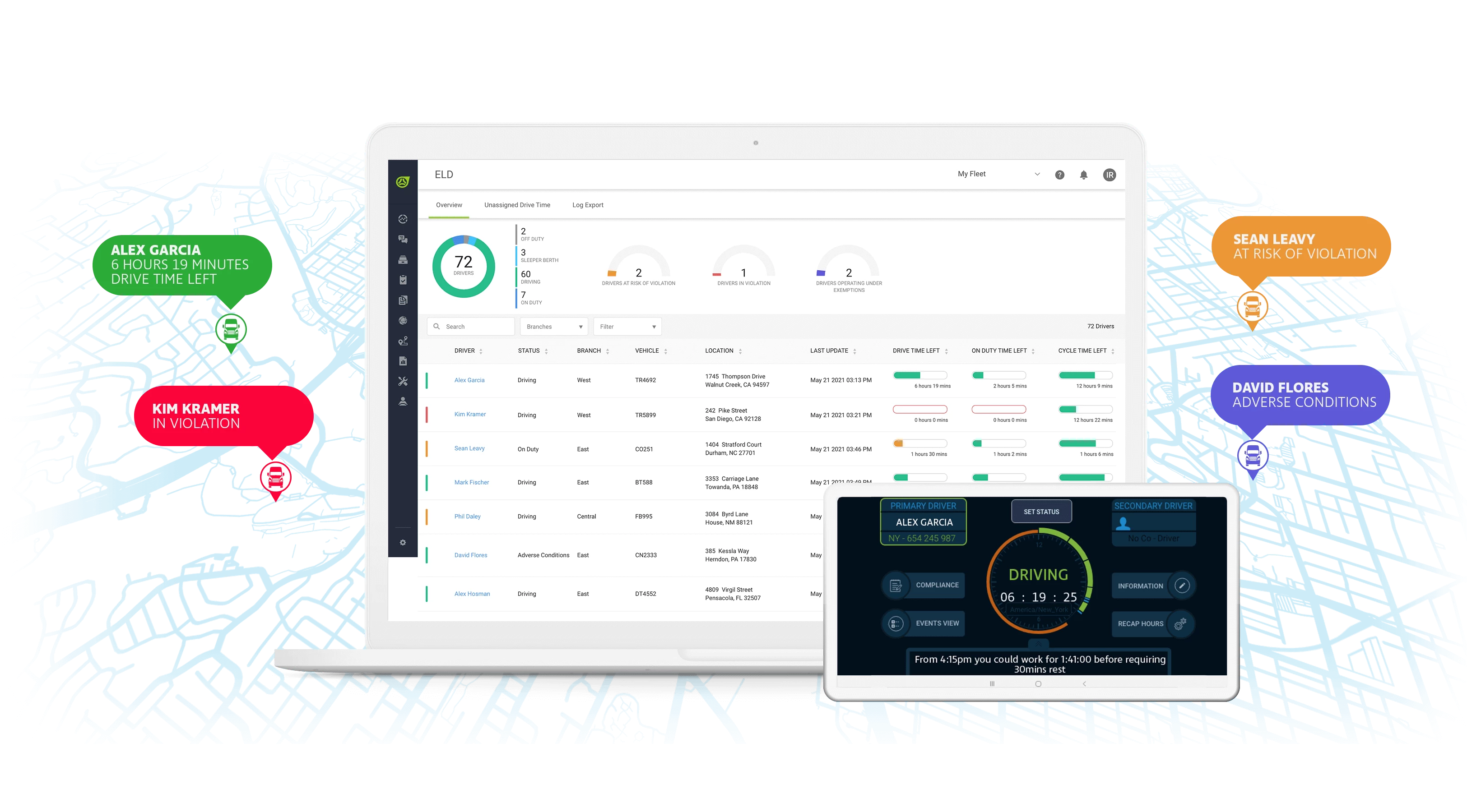 EXCEL ELD Mobile App